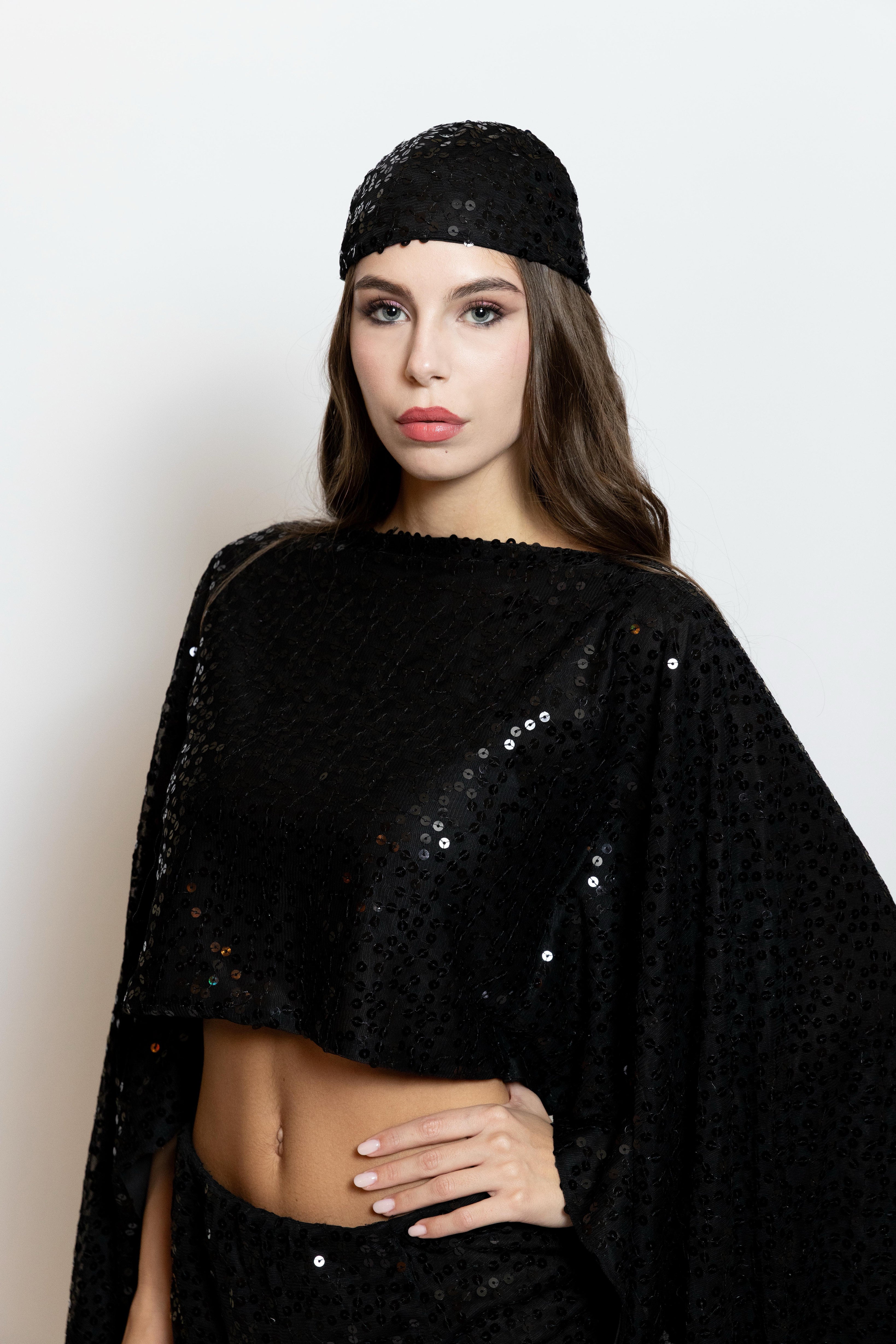 Halo cap SHINE NOIRE