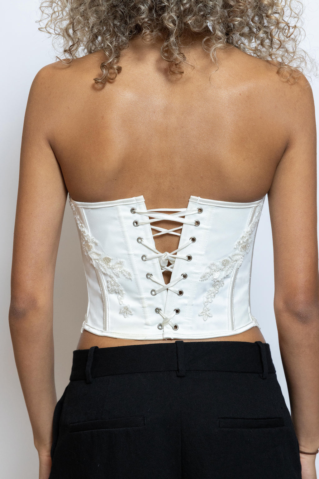 Bustier LACE BLANK- trame preziose